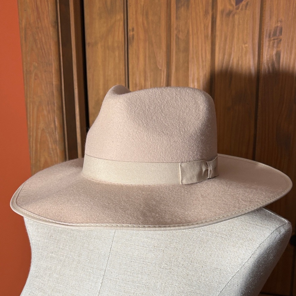 Chic Beige Women's Fedora Hat